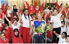 Lucy Shuker visits James Elliman Primary School